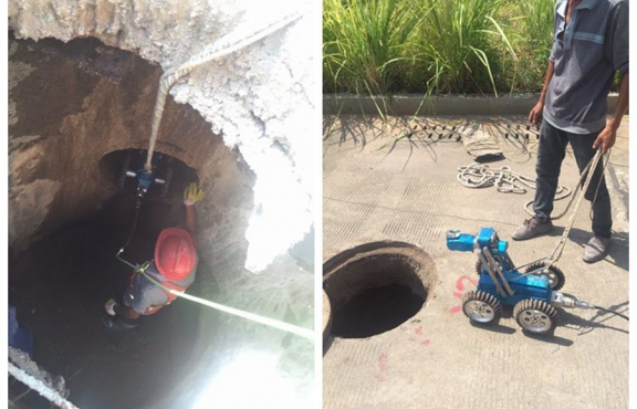 管網(wǎng)檢測(cè)機(jī)器人投入使用，以科技助力公路施工